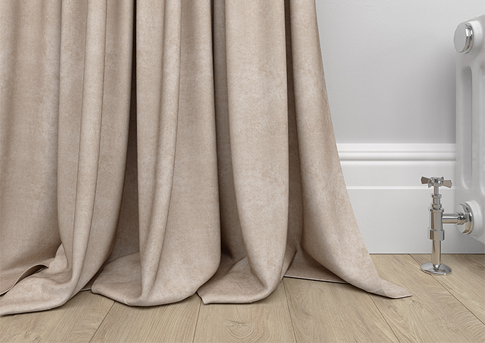 Chenille (Blackout) Pencil Pleat, Cream - Ready Made Curtains - Image 7